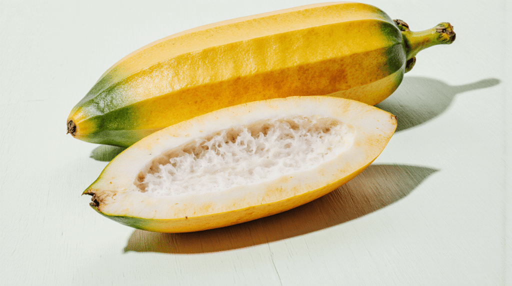 Babaco ecuatoriano, fruta tropical híbrida con sabor a piña y fresa, rica en antioxidantes y papaina para exportación / Ecuadorian babaco, hybrid tropical fruit with pineapple and strawberry flavor, rich in antioxidants and papain for export