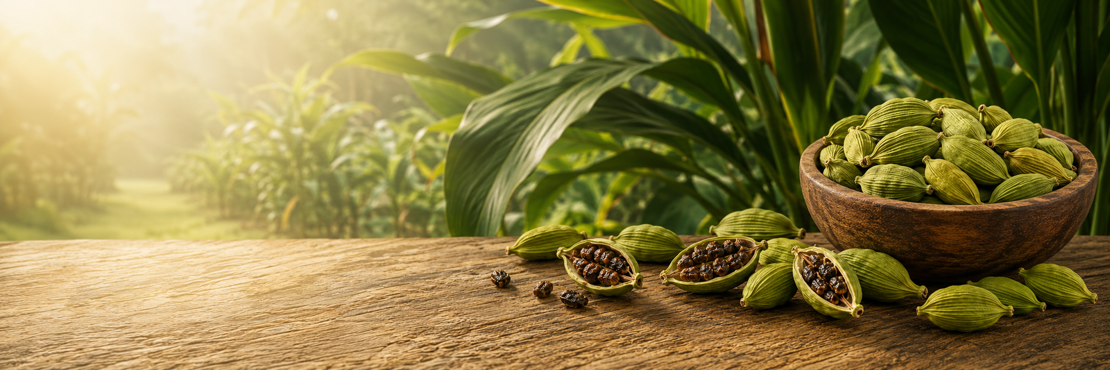 Cardamomo ecuatoriano seleccionado para exportación